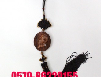 紅木木雕毛主席像掛件