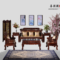 【98號(hào)商鋪】 喜團(tuán)圓紅木